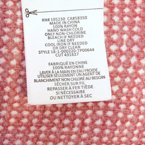 Joie | Daylan Rosalyn Casual Blouse Top in Western Rose | Size Small - Picture 9 of 11